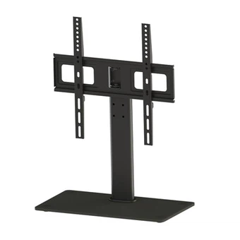 Állítható magasságú TV-állvány üvegtalppal